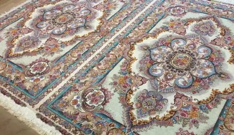 تصویر 3 از فرش ابریشمی خطیبی با ضمانت